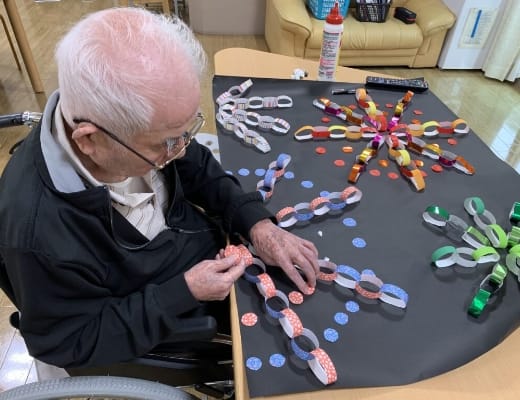 レクレーションをしている写真