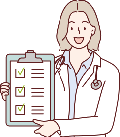 問診中のイラスト