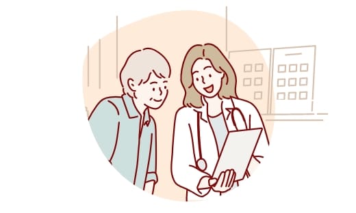 人工透析のイラスト